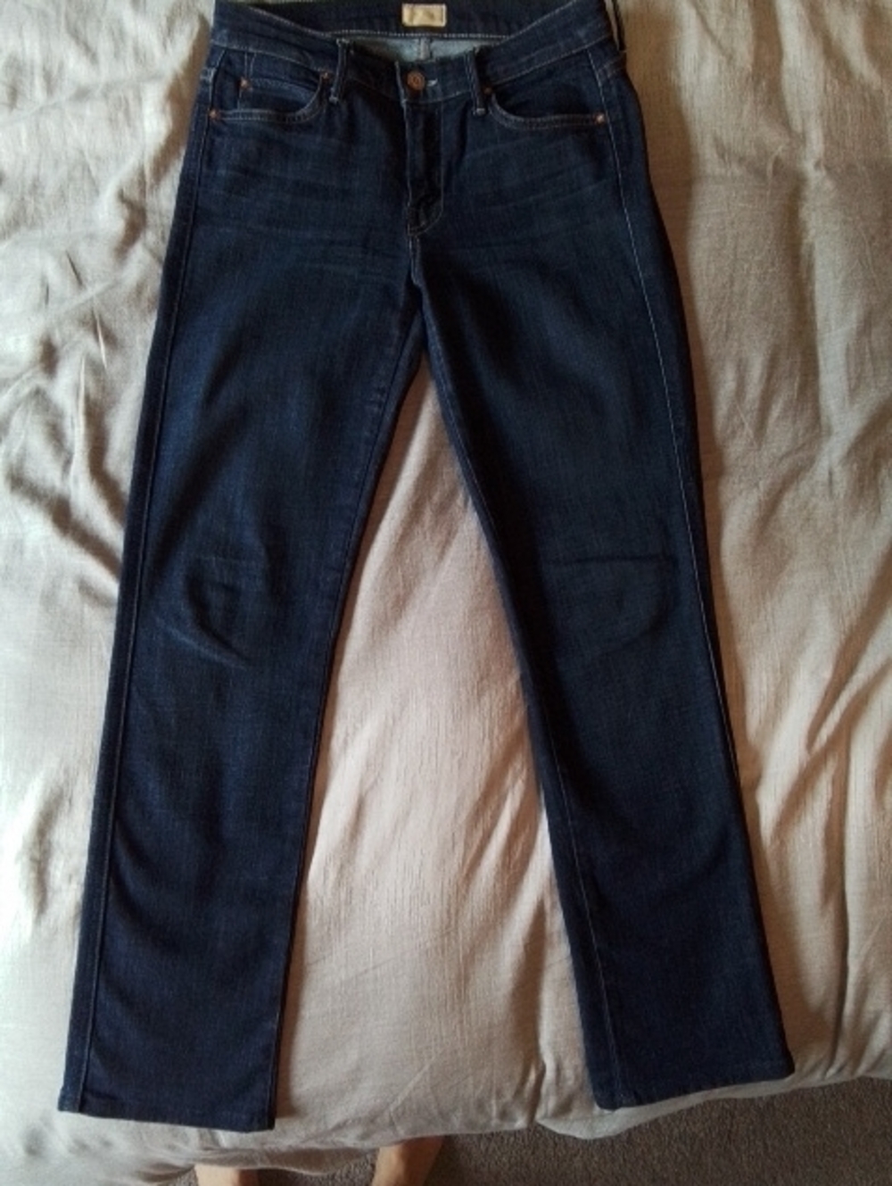 MOTHER  - The Rascal Straight-Leg Jeans In Clean Sweep